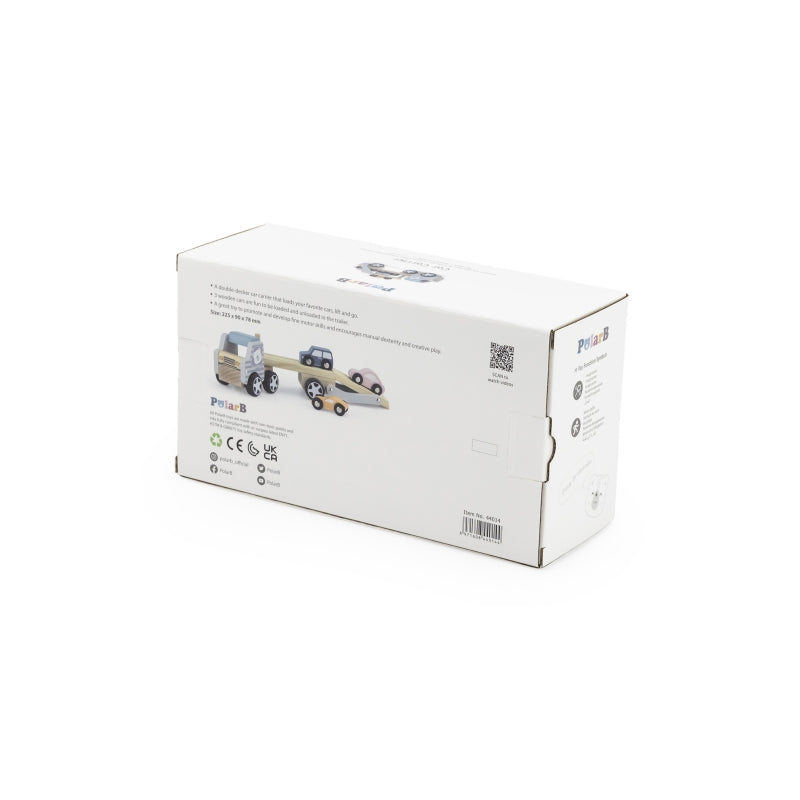 Medinis vilkikas su automobiliais, VIGA