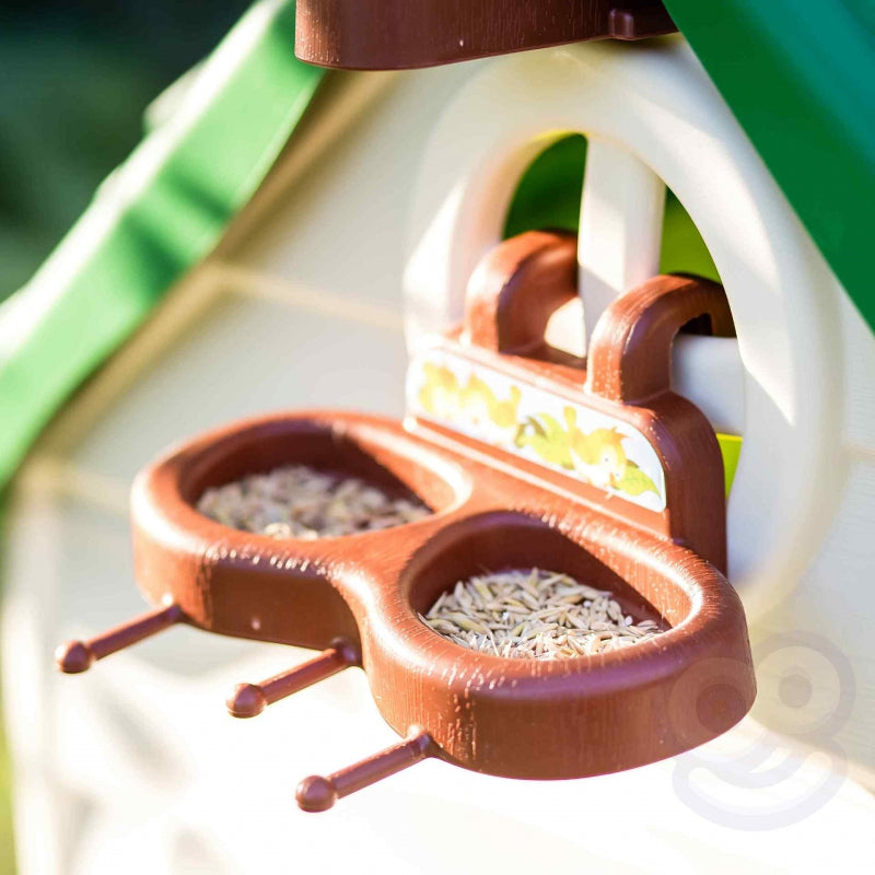 Žaidimų namelis su saulės baterija, eco rūšiavimu ir vėjo malūnėliu, Feber