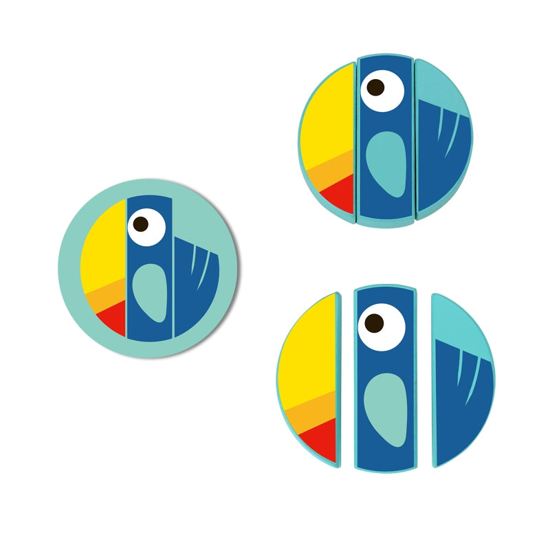 Medinis Jenga žaidimas vaikams „Gyvūnai“, Tooky Toy