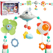 Pakabinami žaislai vaikiškam vežimėliui, Cosmos, WOOPIE BABY