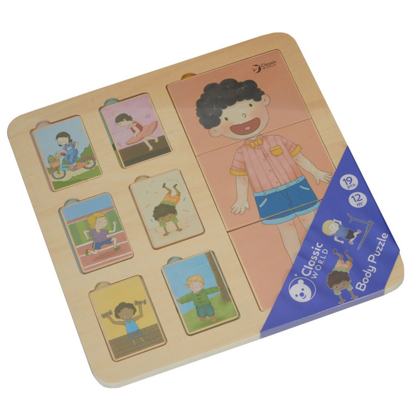 Edukacinė lenta, žmogaus dėlionė CLASSIC WORLD