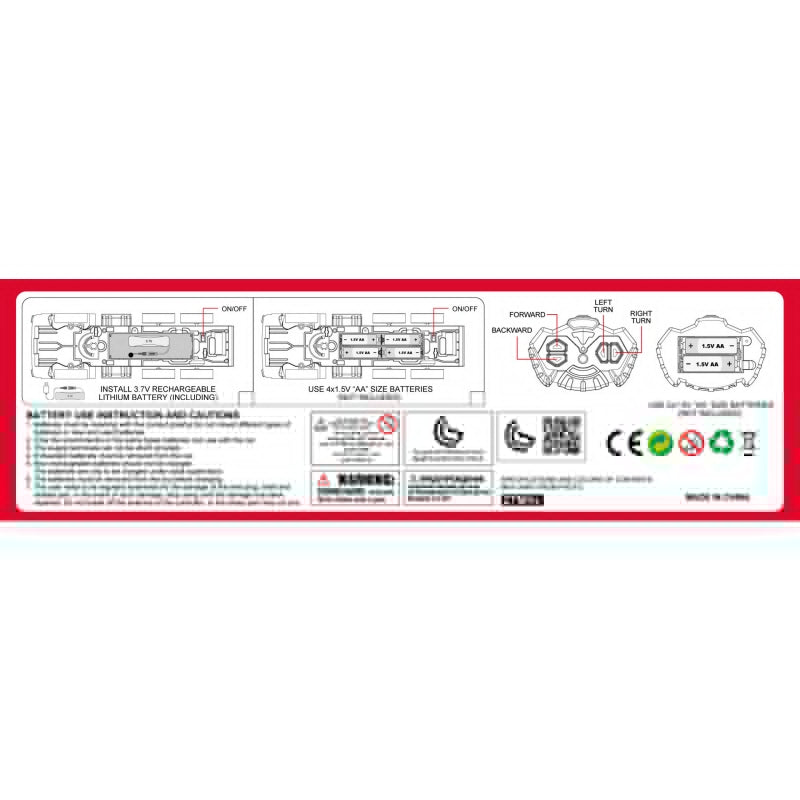 Nuotoliniu būdu valdomas gaisrinis automobilis su vandens purškimo funkcija, WOOPIE