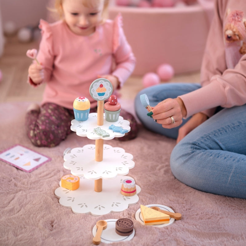 Medinis keksiukų stovas vaikams su priedais, TOOKY TOY