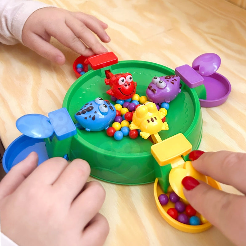 Stalo žaidimas Alkanos varlės ir krokodilai, WOOPIE