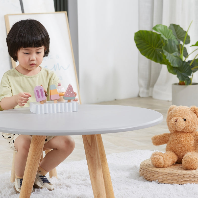 Mediniai spalvoti ledai 5 vnt. su stovu Viga PolarB