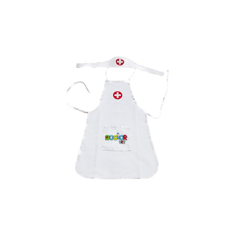 Slaugytojų prijuostė su slaugytojo kepuraite WOOPIE