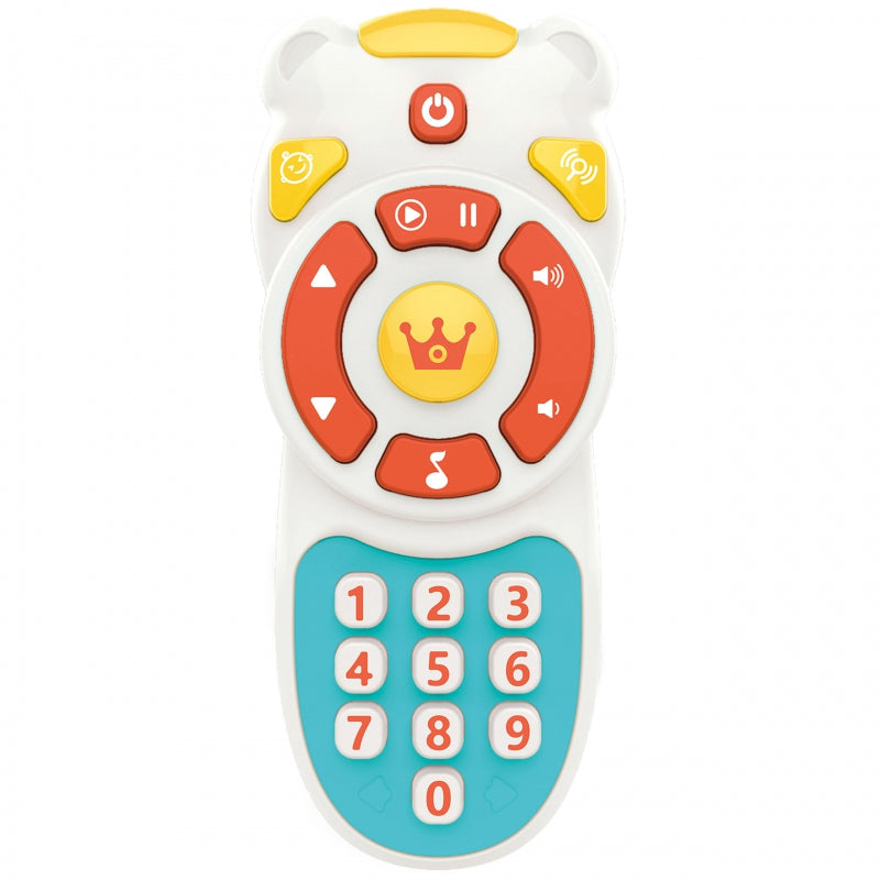 Vaikiškas nuotolinio valdymo pultas su garso ir šviesos efektais, WOOPIE