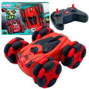 Nuotoliniu uotoliniu būdu valdomas automobilis su šviesos efektais, raudonas, WOOPIE