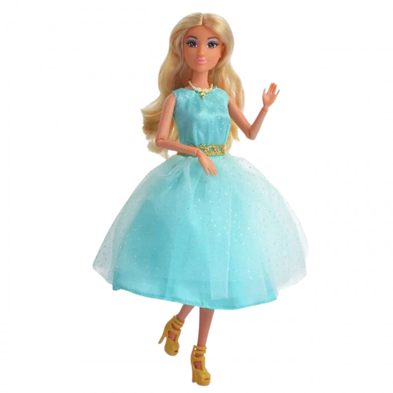 Lėlė Lily su elegantiška turkio spalvos suknele ir aksesuarais 30 cm WOOPIE ROYAL