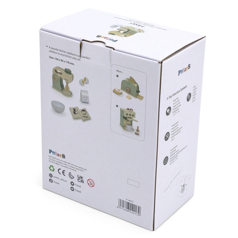 Medinis virtuvės maišytuvas su priedais, žalias, VIGA PolarB