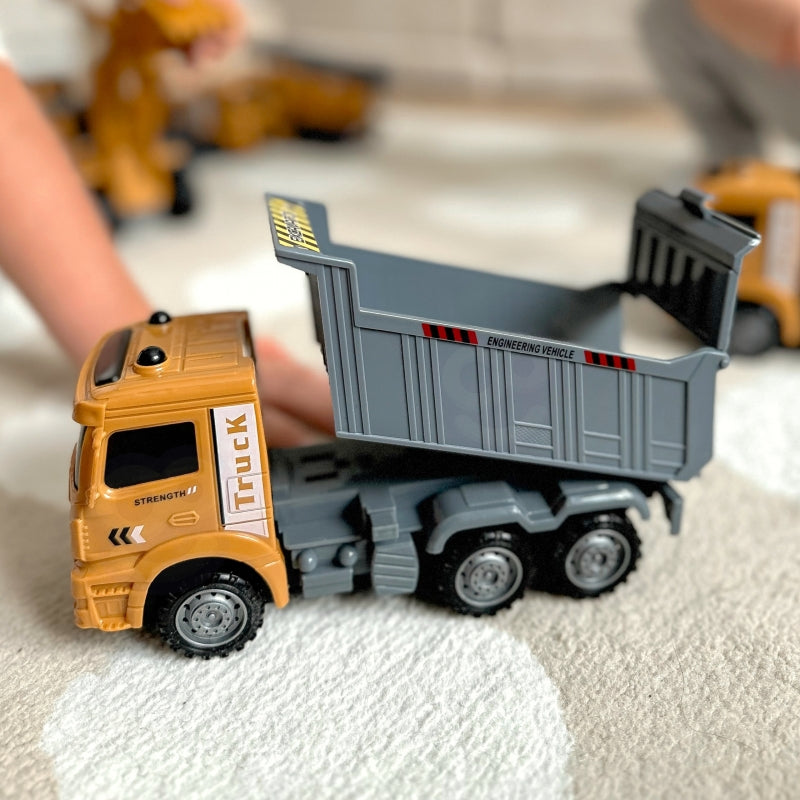 Žaislinis statybinės technikos rinkinys 6in1, WOOPIE