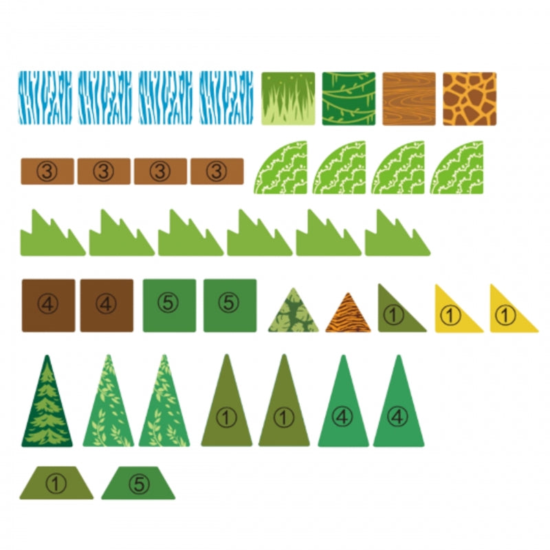 3D magnetinis statybinis konstruktorius vaikams „Retieji gyvūnai“, 45 vnt., WOOPIE