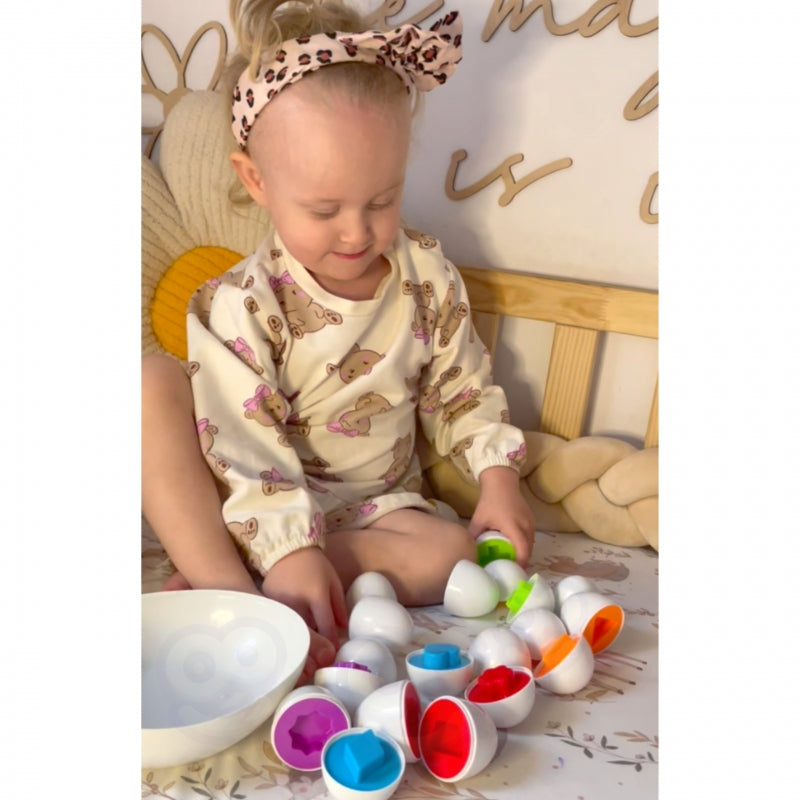 Edukacinis Montessori rūšiuoklis višta, WOOPIE