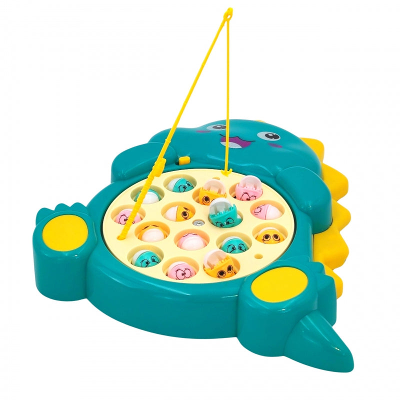 Žuvų gaudymo zaidimo rinkinys, dinozauras, žalias, WOOPIE