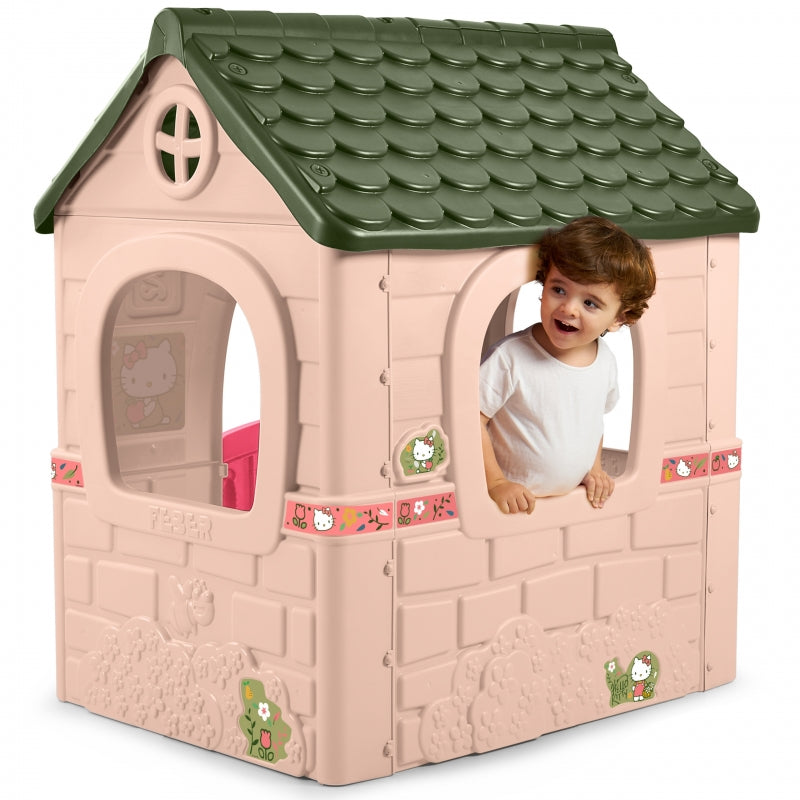 Sodo namelis vaikams „HELLO KITTY“, rožinis