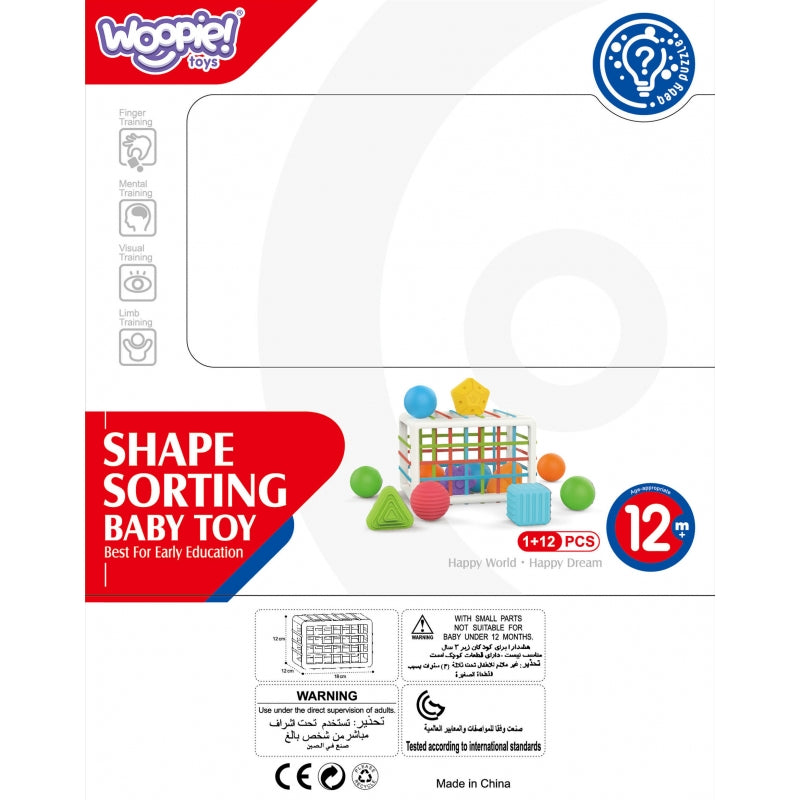 Lankstus sensorinis kubas rūšiuoklė 13el., Woopie