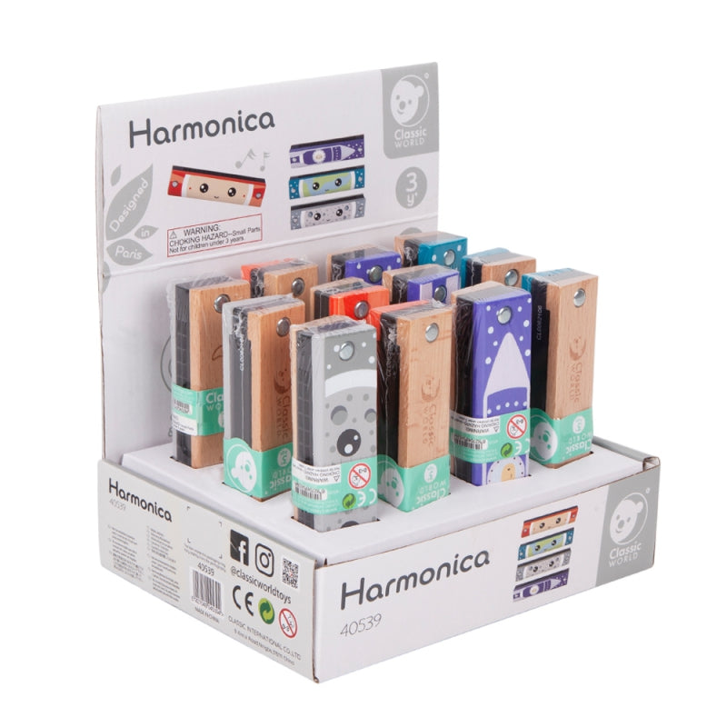 Medinė lūpinė armonikėlė 1 vnt Classic World