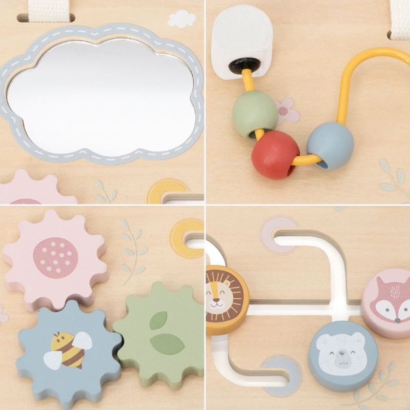 Daugiafunkcinė medinė veiklos lenta vaikams, VIGA