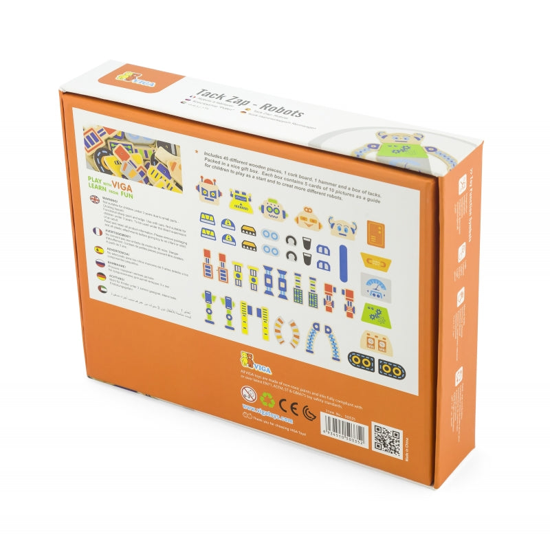 Prikalami mediniai robotai 45 detalės, Viga