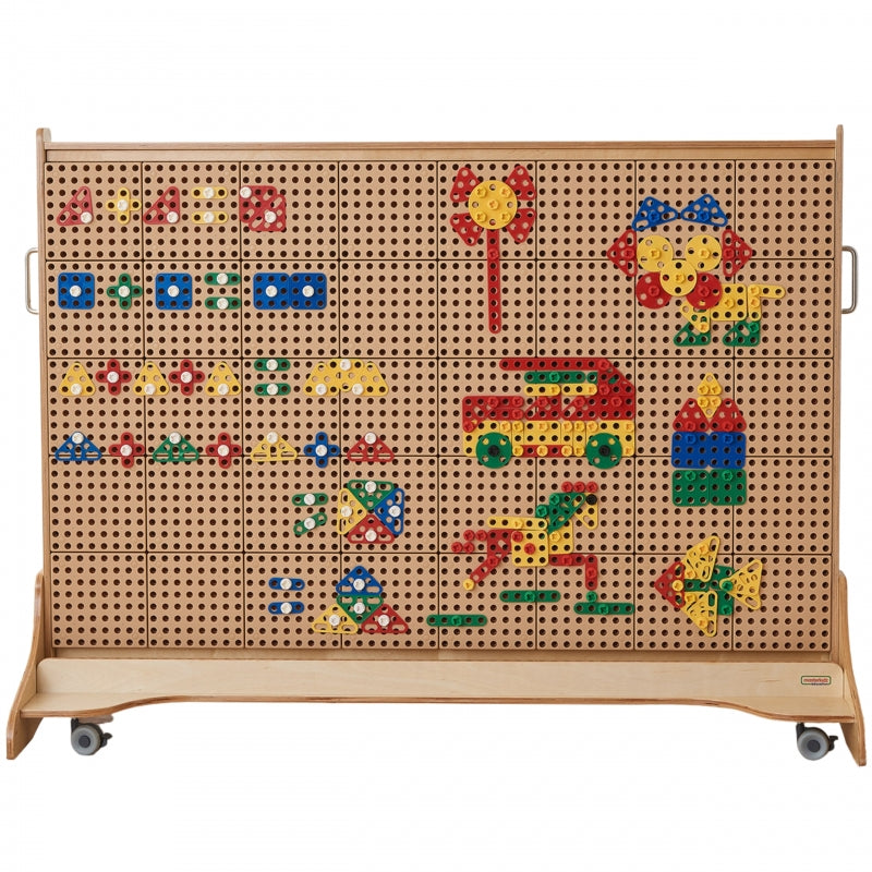 Geometrinių STEM blokų rinkinys vaikams 260 el., MASTERKIDZ