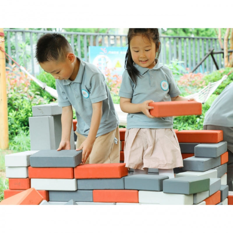 Minkštos EVA plytos statyboms CLASSIC WORLD EDU