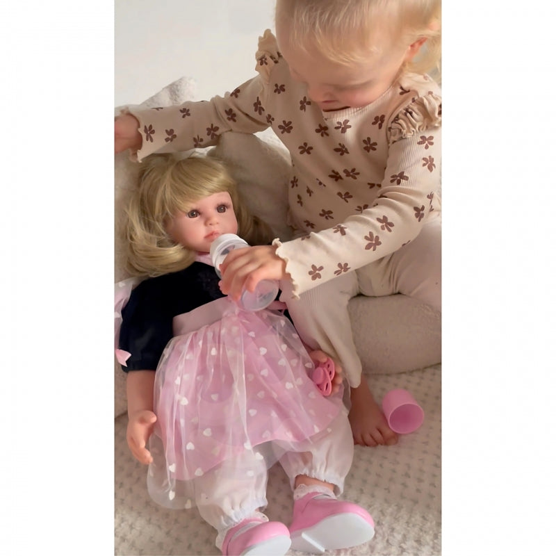 Lėlė su garso efektais, rožinė, WOOPIE