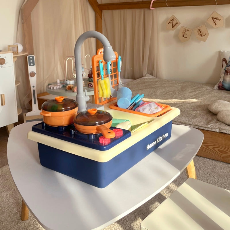 Vaikiška virtuvėlė su kriaukle 2in1, Woopie