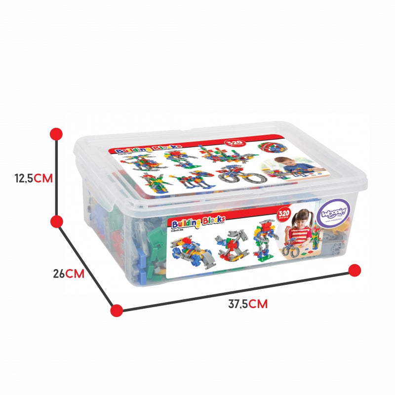 Konstruktoriaus rinkinys 320 vnt. Woopie