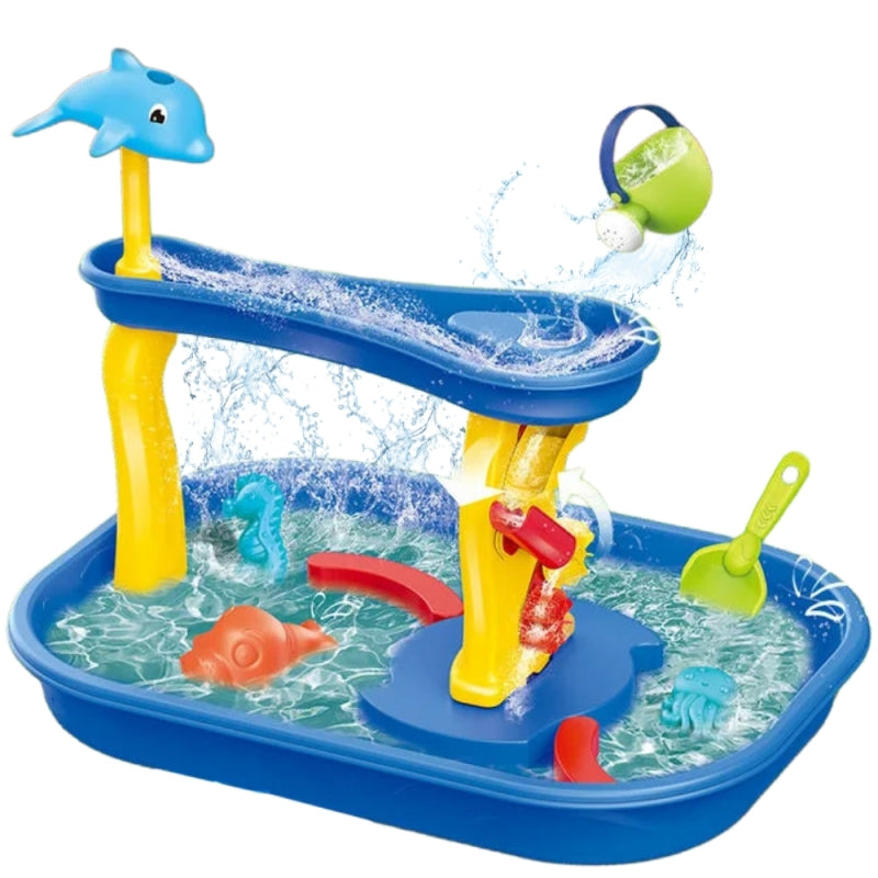 Vandens krioklio stalas  vaikams su delfinu 11el., WOOPIE