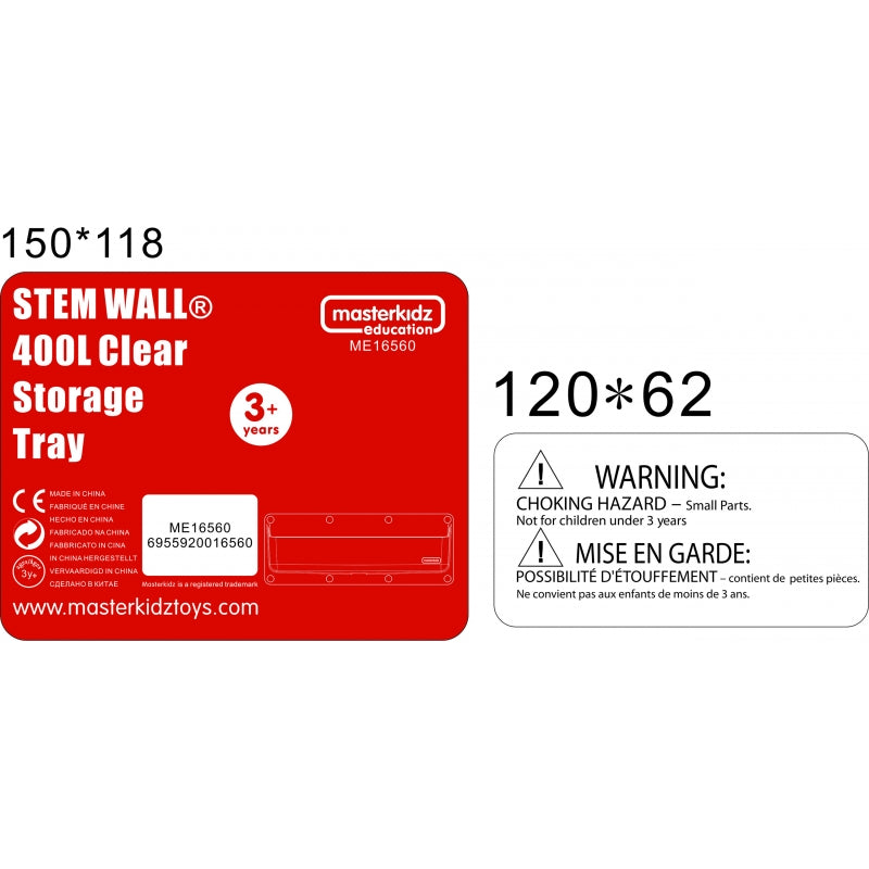 Lentyna STEM priemonėms 2 vnt. MASTERKIDZ