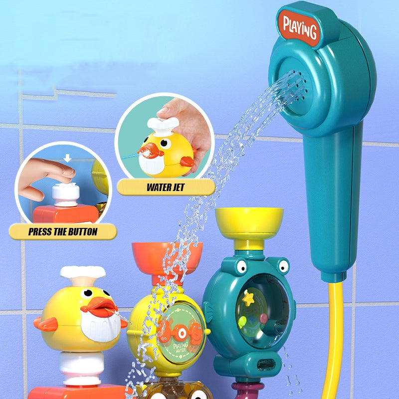 Vonios žaislas su priedais, antis, WOOPIE