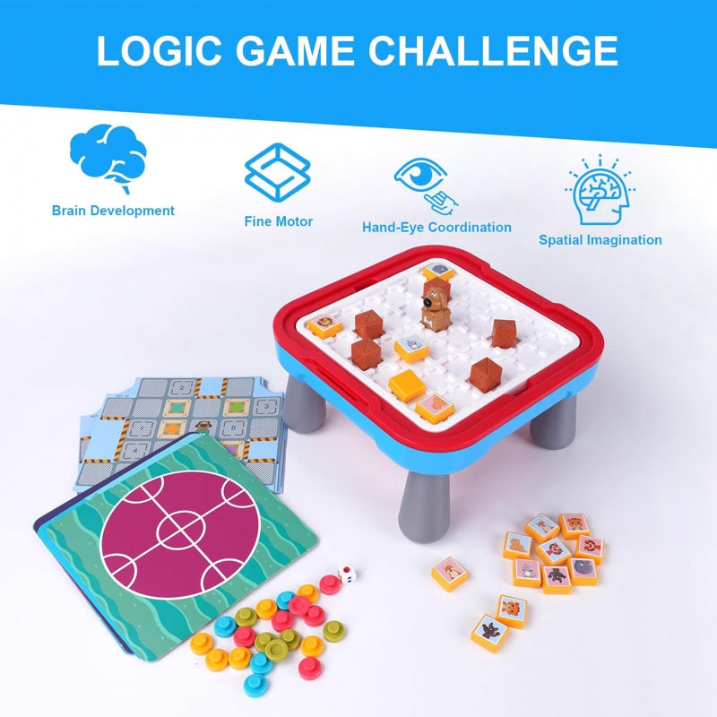 Žaidimų stalas vaikams su žaidimais 10in1, WOOPIE