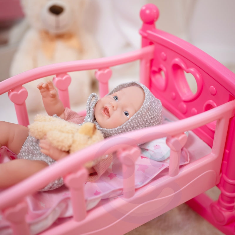 Lėlė kūdikis su drabužėliais ir priedai 36 cm, WOOPIE