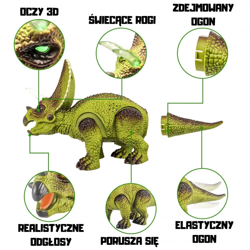 Nuotoliniu būdu valdomas dinozauras “Triceratops”, WOOPIE
