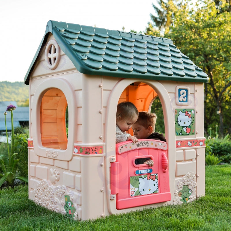 Sodo namelis vaikams „HELLO KITTY“, rožinis