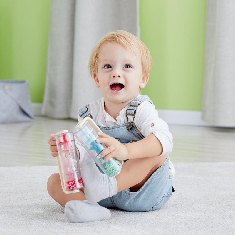 Medinis barškutis, mėlynas, Classic World