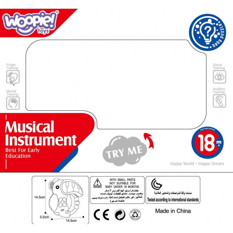 Muzikinis žaislas su garso efektais 3in1, pelikanas, WOOPIE BABY