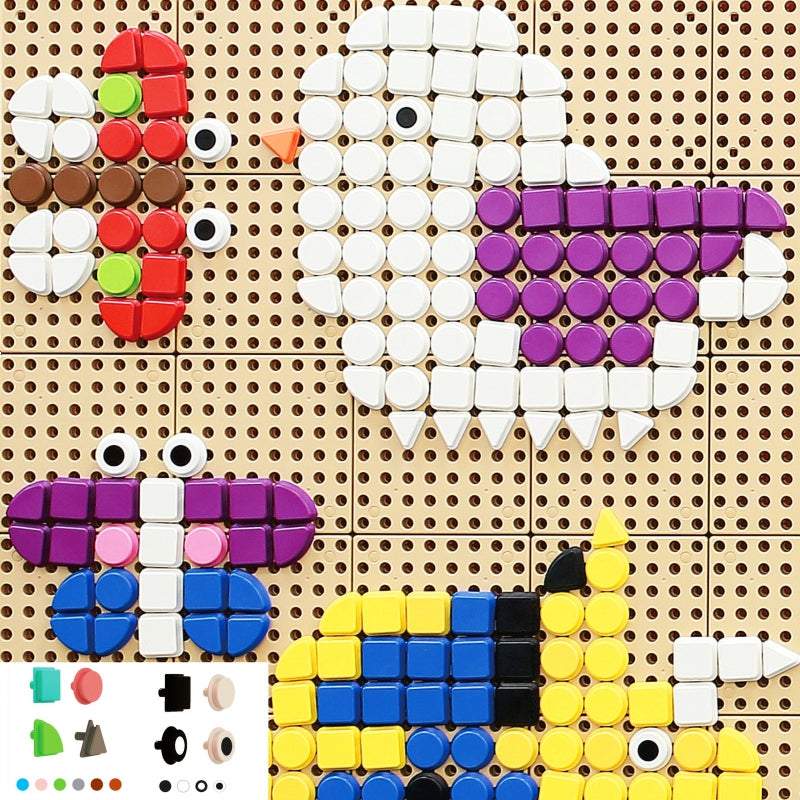 MASTERKIDZ STEM, geimetriniai elementai, 256vnt.