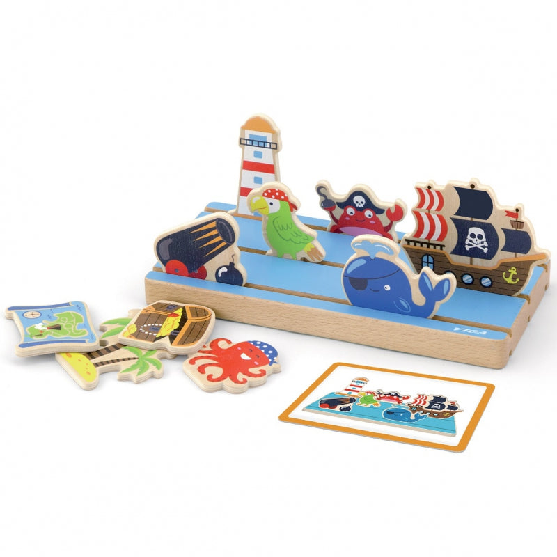 Medinis dvipusis Figūrėliu pagrindas Viga