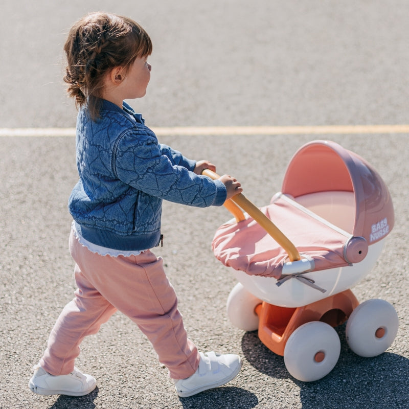 Lėlės vežimėlis su plastikiniu gaubtu SMOBY „Baby Nurse“