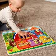 Medinė manipuliacinė lenta, ūkis, TOOKY TOY