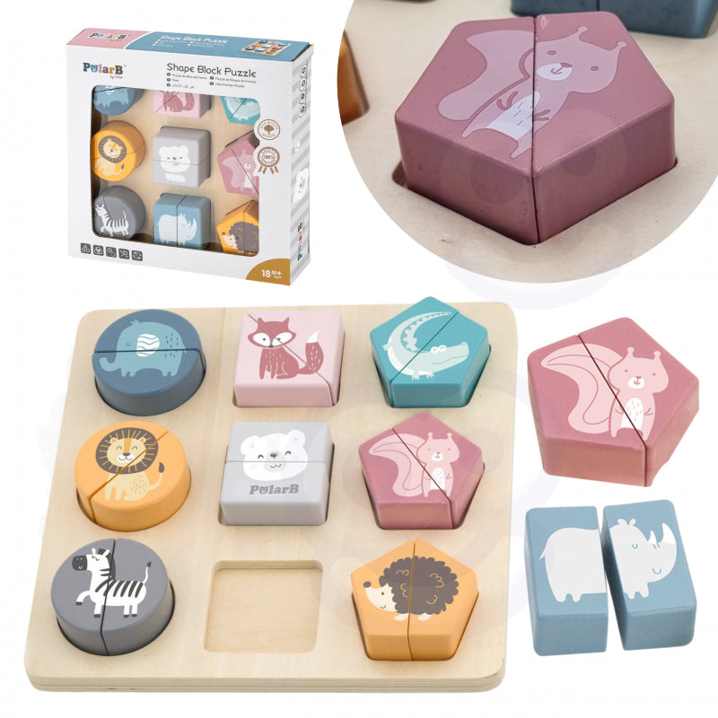 Medinė dėlionė - Gyvūnai Viga PolarB