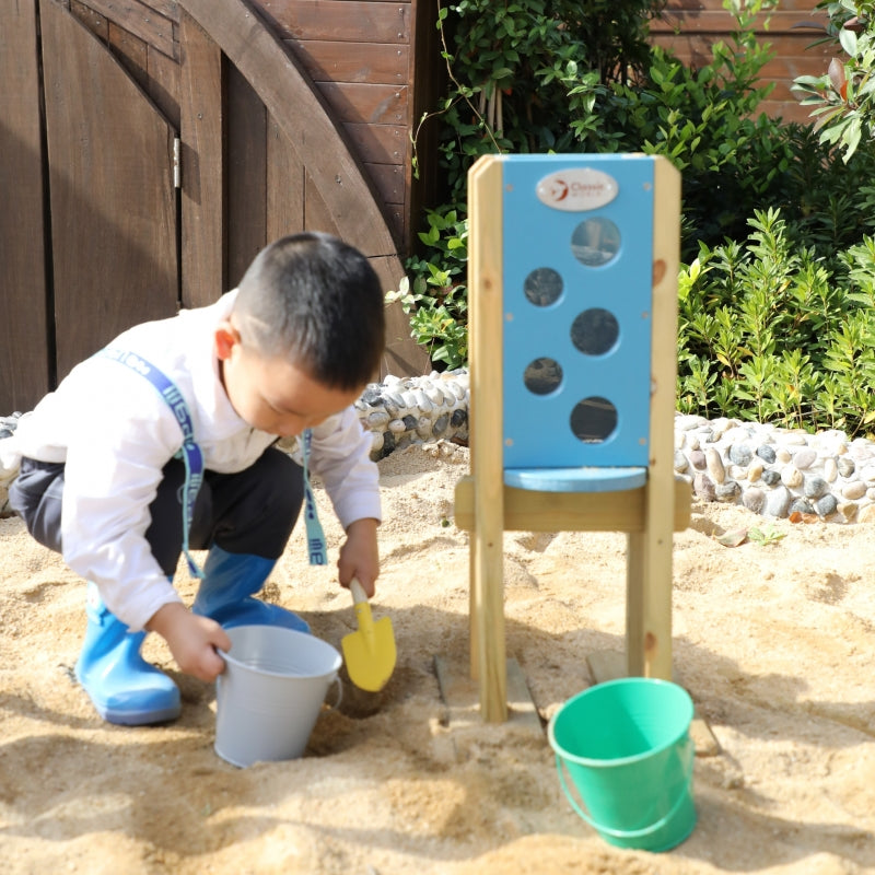 Medinė vertikali smėlio dėžė vaikams, CLASSIC WORLD EDU