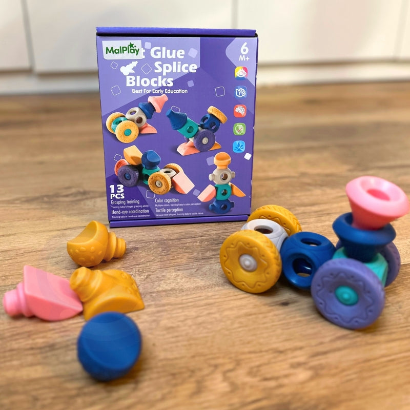 Sensorinių kaladėlių rinkinys 13 el., WOOPIE