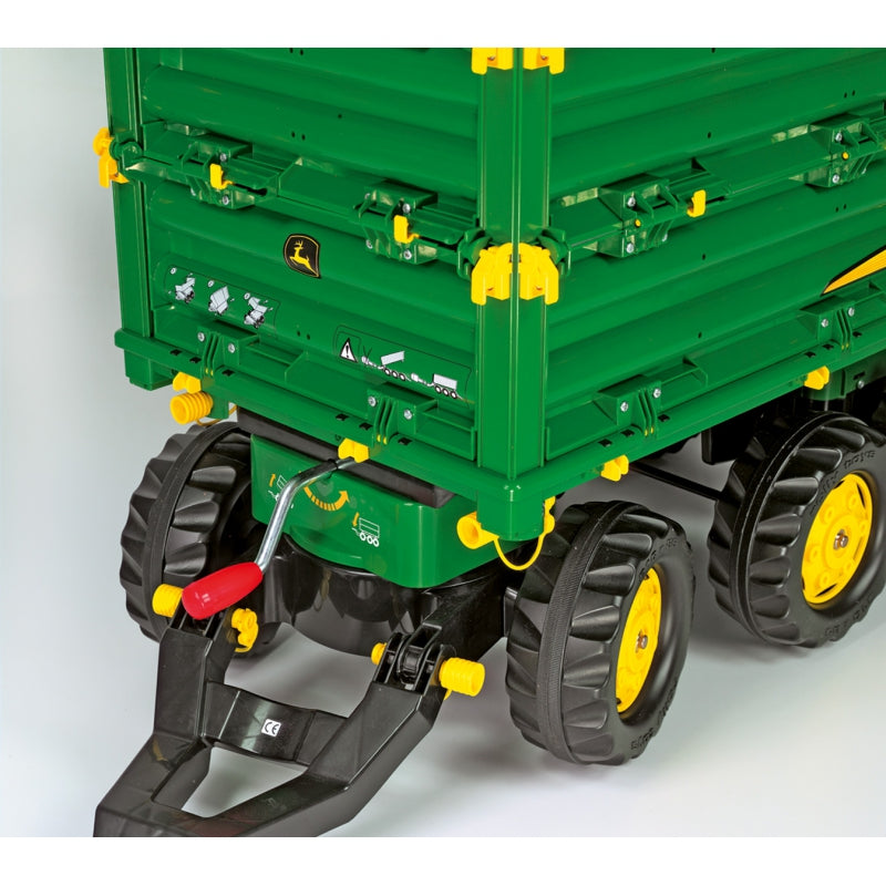 Priekaba John Deere traktoriui Rolly Toys 3 ašiu
