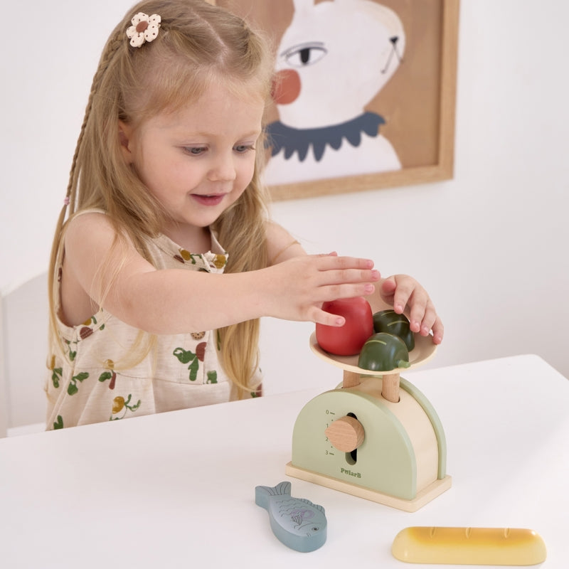 Medinės virtuvės svarstyklės vaikams, PolarB