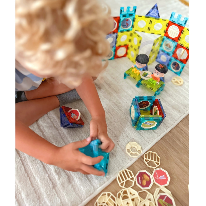 Magnetiniai blokai 98 el., Woopie