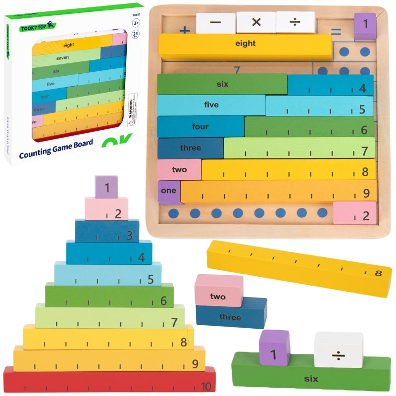 Žaislinė medinė matematikos lenta, Tooky Toy