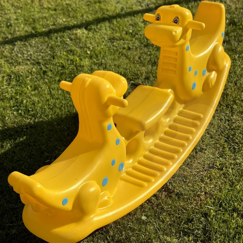 Sūpynės vaikams Dinozaurai WOOPIE, geltonos