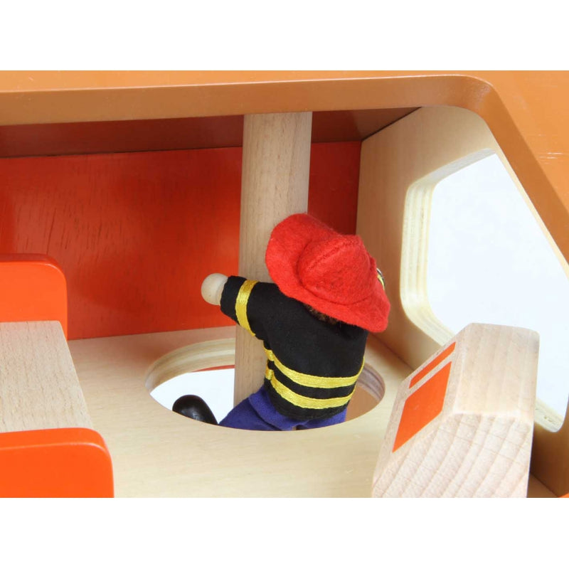 Medinė gaisrinė stotis su priedais, Masterkidz